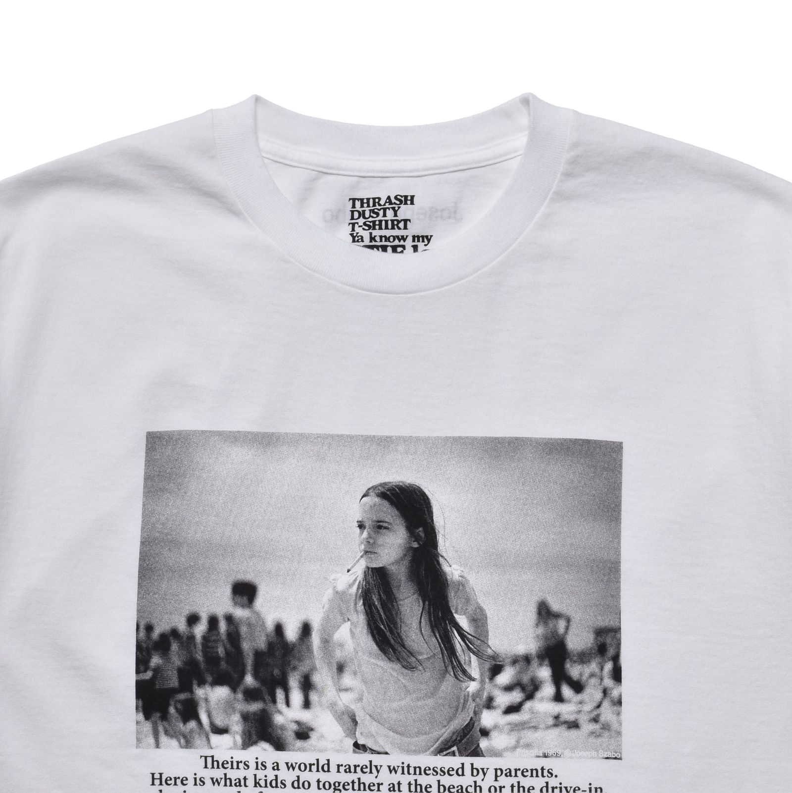 Joseph Szabo × Stie-lo T-SH  (WHITE) / ×スティーロ×ジョセフ・スザボ  コラボ フォト Tシャツ