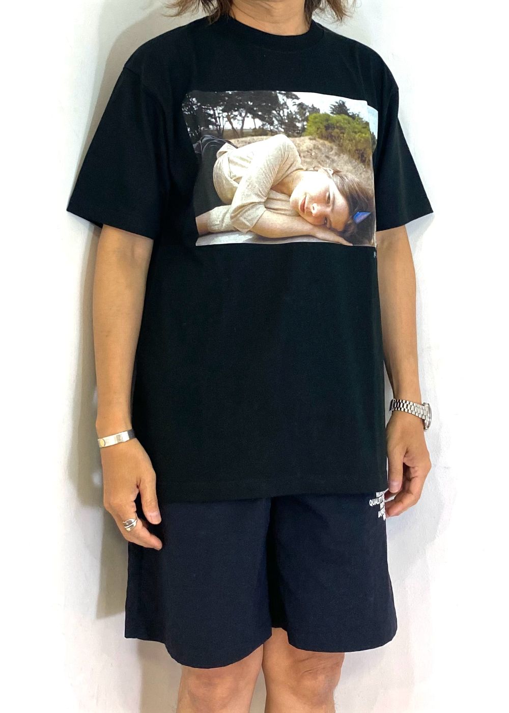 【Bjork by Kevin Cummins×GDC】Color Tee (BLACK) / ×Bjork by Kevin Cummins コラボ Tシャツ