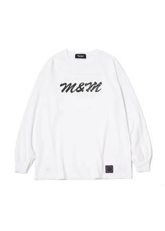 PRINT L/S TEE (×MASSES) (WHITE) / マシス コラボレーション プリントロンT
