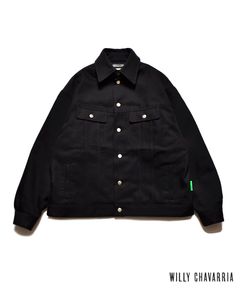 ×WILLY CHAVARRIA St.Twist Denim CHACHI TRUCKER JACKET (BLACK) / ×ウィリーチャバリア コラボ トラッカージャケット