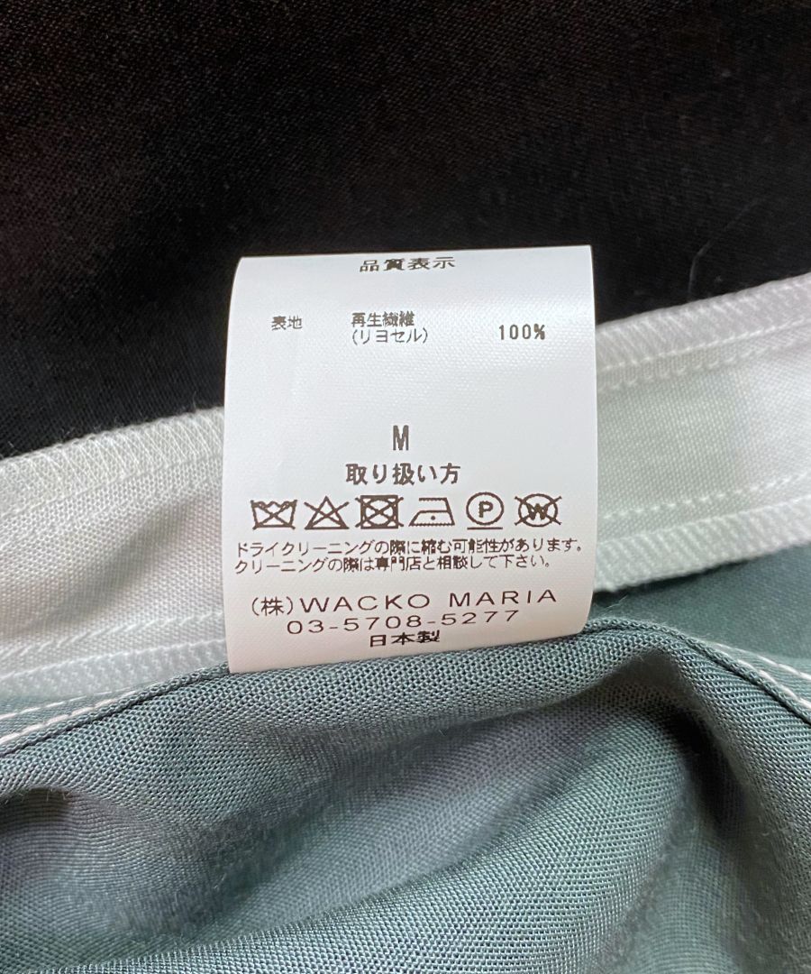 MINEDENIM   × WACKOMARIA Shirt GRY / ワコマリア コラボ シャツ