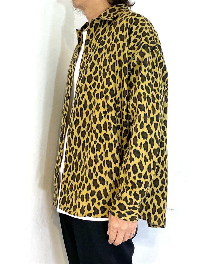 ROTTWEILER - R9 LEOPARD SHIRT (LEOPARD) / レオパード オープン  