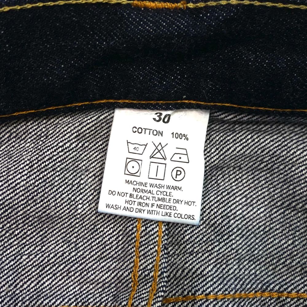 VINTAGE REPRODUCT TAPERED DENIM PANTS (INDIGO BLUE) / オリジナル デニムパンツ