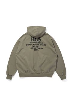 H&S Hooded Sweat Shirt (OLIVE DRAB) / オリジナル セットアップスウェット パーカー / セットアップ可能