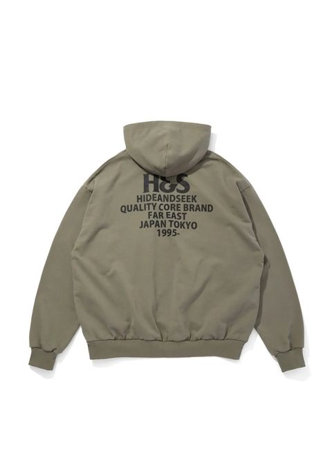 H&S Hooded Sweat Shirt (OLIVE DRAB) / オリジナル セットアップスウェット パーカー / セットアップ可能
