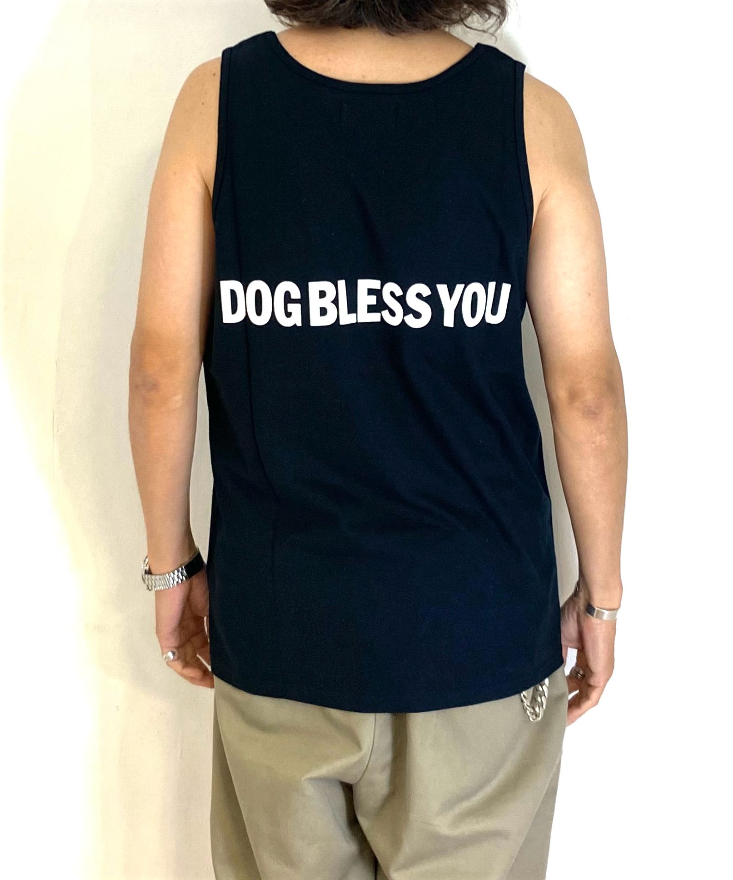 D.B TANKTOP (BLACK) / プリント タンクトップ