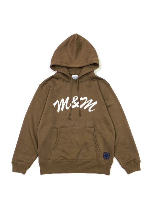 Logo Hoodie (BROWN) / ロゴ プリント スウェットパーカー