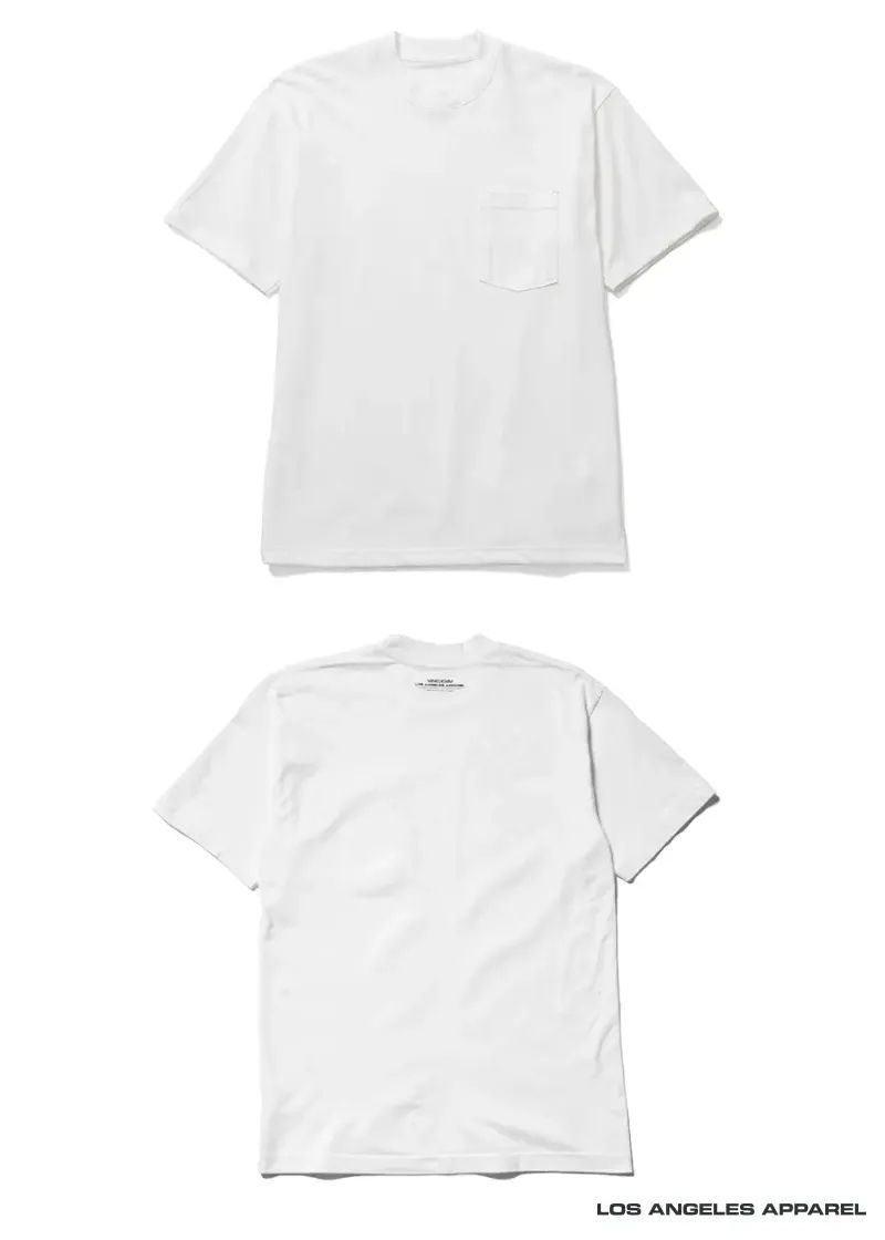 × Los Angeles Apparel 2 Pack T-Shirts (WHITE) / ロサンゼルスアパレル コラボ 2枚セットパックTEE