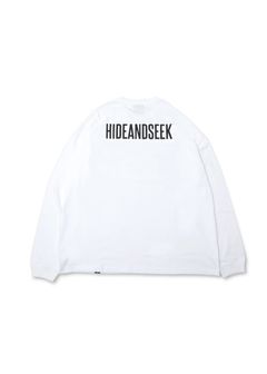 Logo L/S Tee(25ss Back) Big Silhouette (WHITE) / ロゴ プリント ロングスリーブ Tシャツ