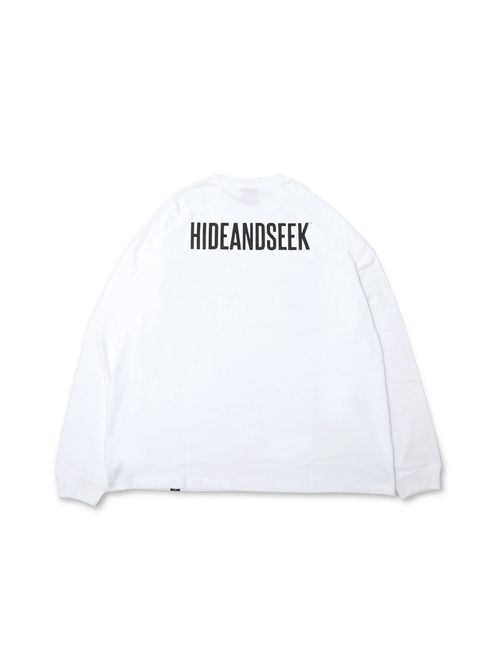 Logo L/S Tee(25ss Back) Big Silhouette (WHITE) / ロゴ プリント ロングスリーブ Tシャツ