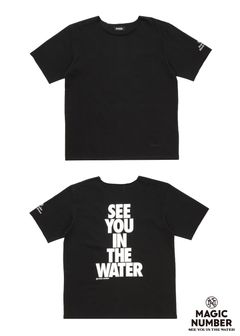 RWMN CUTOFF TEE (BLACK) / マジックナンバー コラボ オリジナル カットオフ Tシャツ