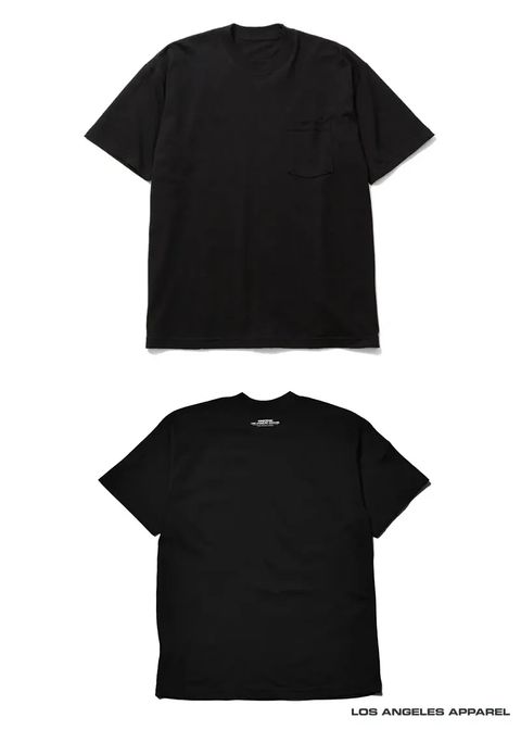 × Los Angeles Apparel 2 Pack T-Shirts (BLACK) / ロサンゼルスアパレル コラボ 2枚セットパックTEE
