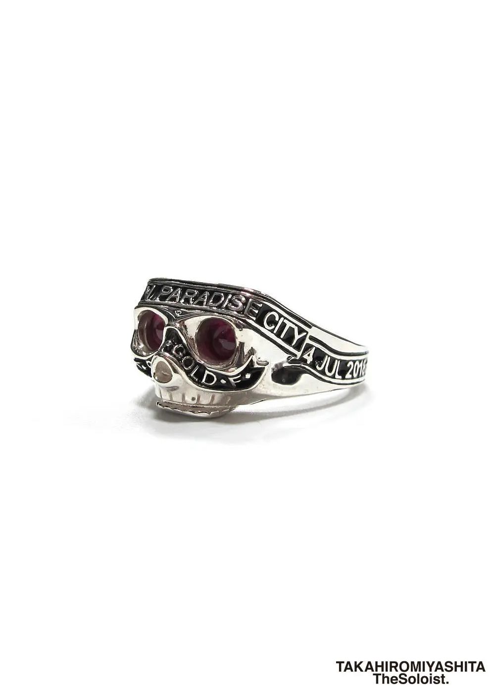 SKULL RING "STAY GOLD" (SILVER) / ×TAKAHIROMIYASHITATheSoloist.コラボシルバーリング