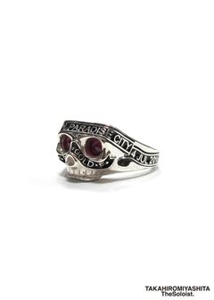 SKULL RING "STAY GOLD" (SILVER) / ×TAKAHIROMIYASHITATheSoloist.コラボシルバーリング