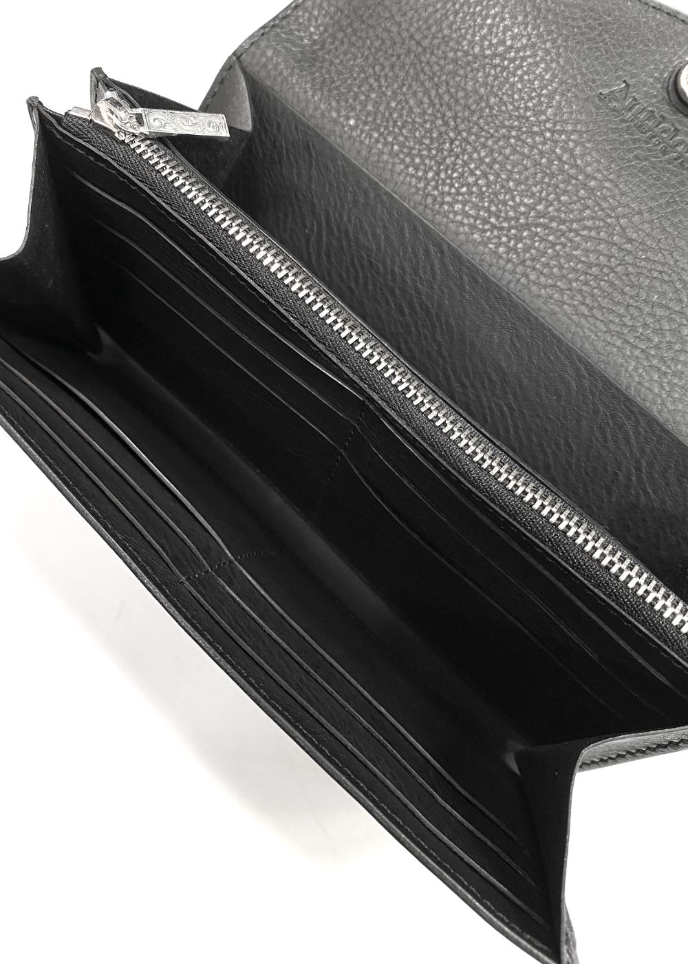 ANTIDOTE BUYERS CLUB - Trucker Long Wallet (BLACK GRAIN