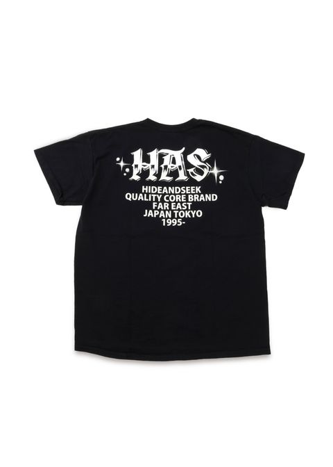 N.L.U. S/S Tee (Back) (BLACK) /  プリントTee (バック)