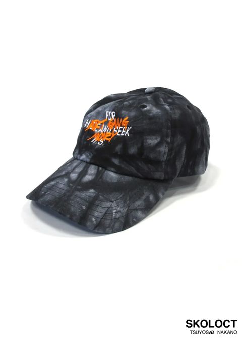 × SKOLOCT CAP (TYE-DYE BLACK) / スコロクト コラボローキャップ