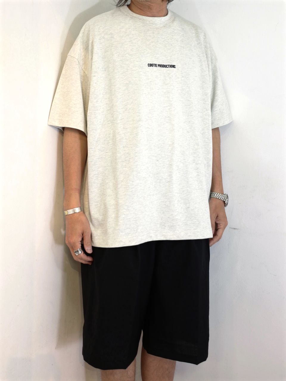 COOTIE PRODUCTIONS - C/R Smooth Jersey S/S Tee (WHITE
