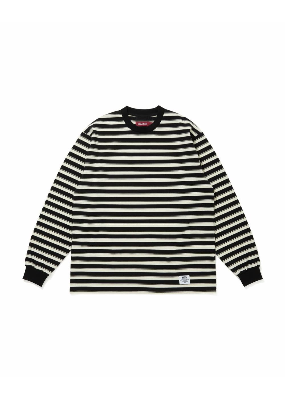 Border L/S Tee (BLACK×WHITE) / ボーダー ロングスリーブ Tシャツ