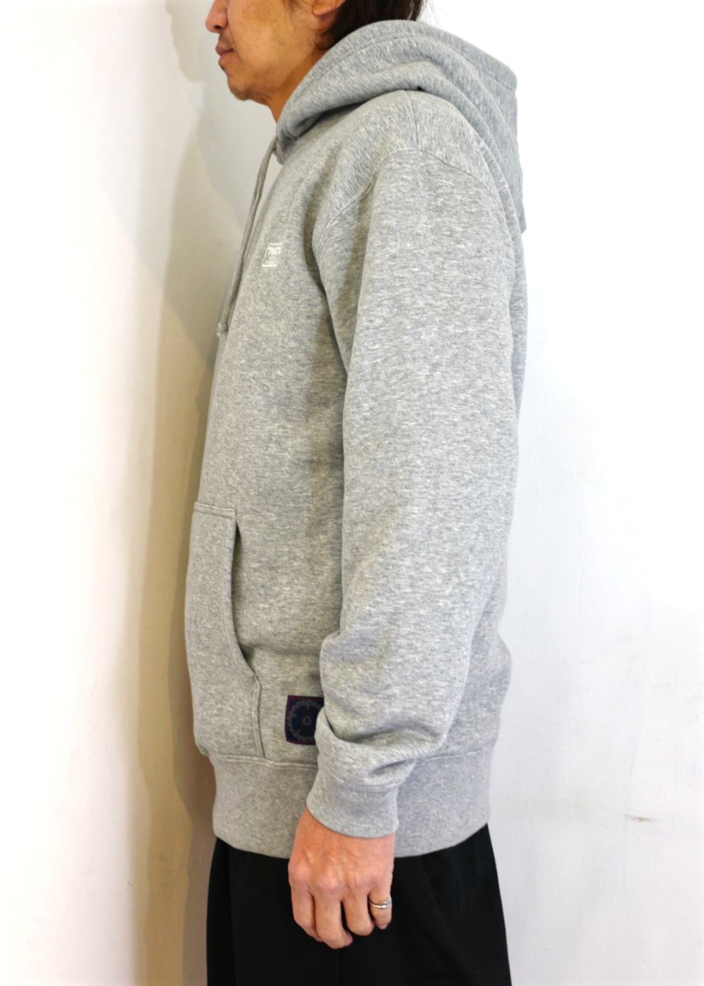 M&M CUSTOM PERFORMANCE - PULL OVER PARKA (H.GRAY) / ロゴ