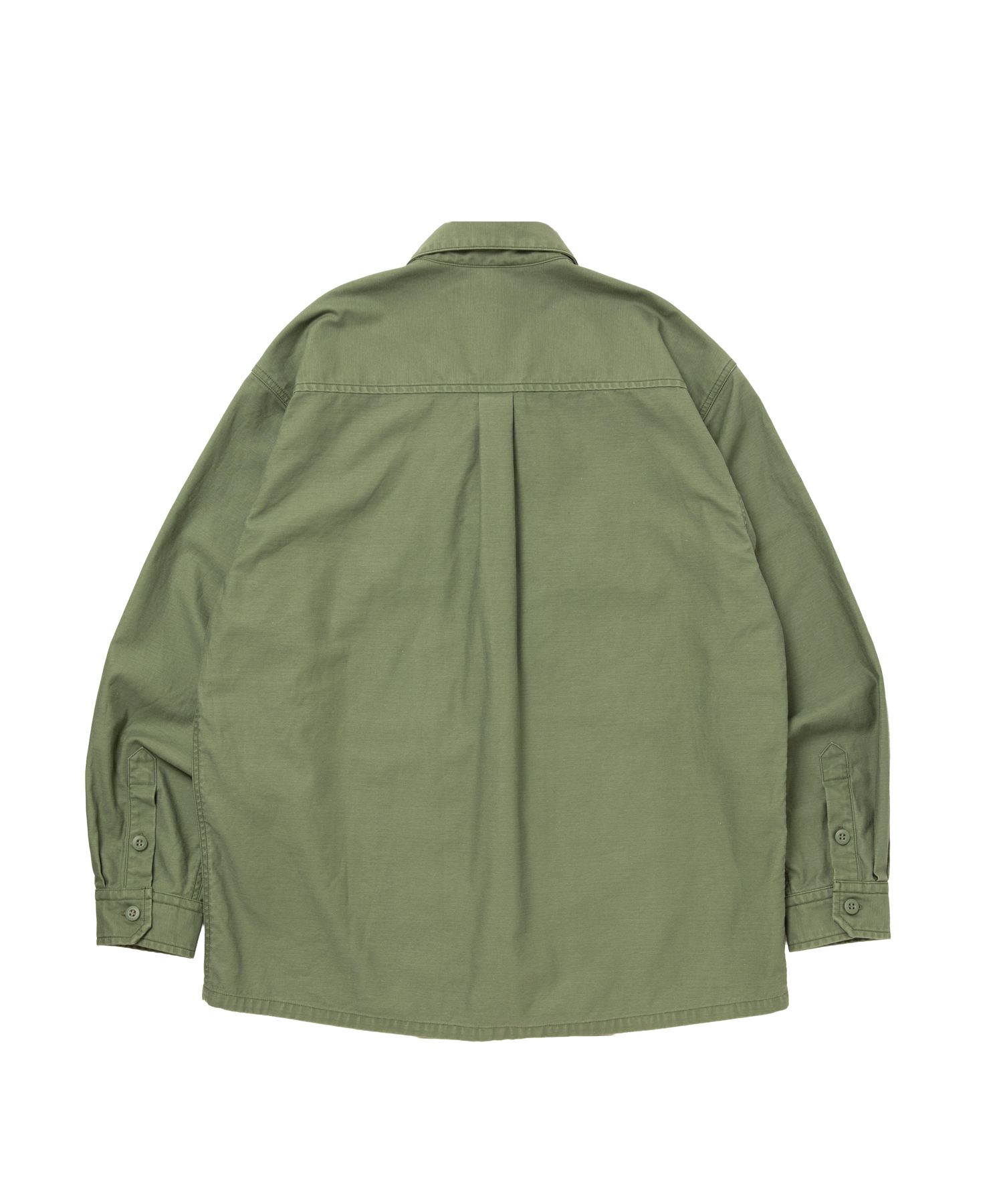 R9 M.I.L SHIRT (OLIVE) / ミリタリー シャツ