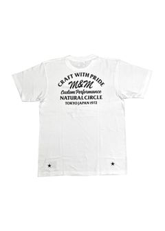 PRINT TEE (WHITE) / ロゴ プリント Tシャツ