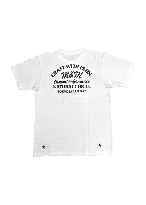 PRINT TEE (WHITE) / ロゴ プリント Tシャツ