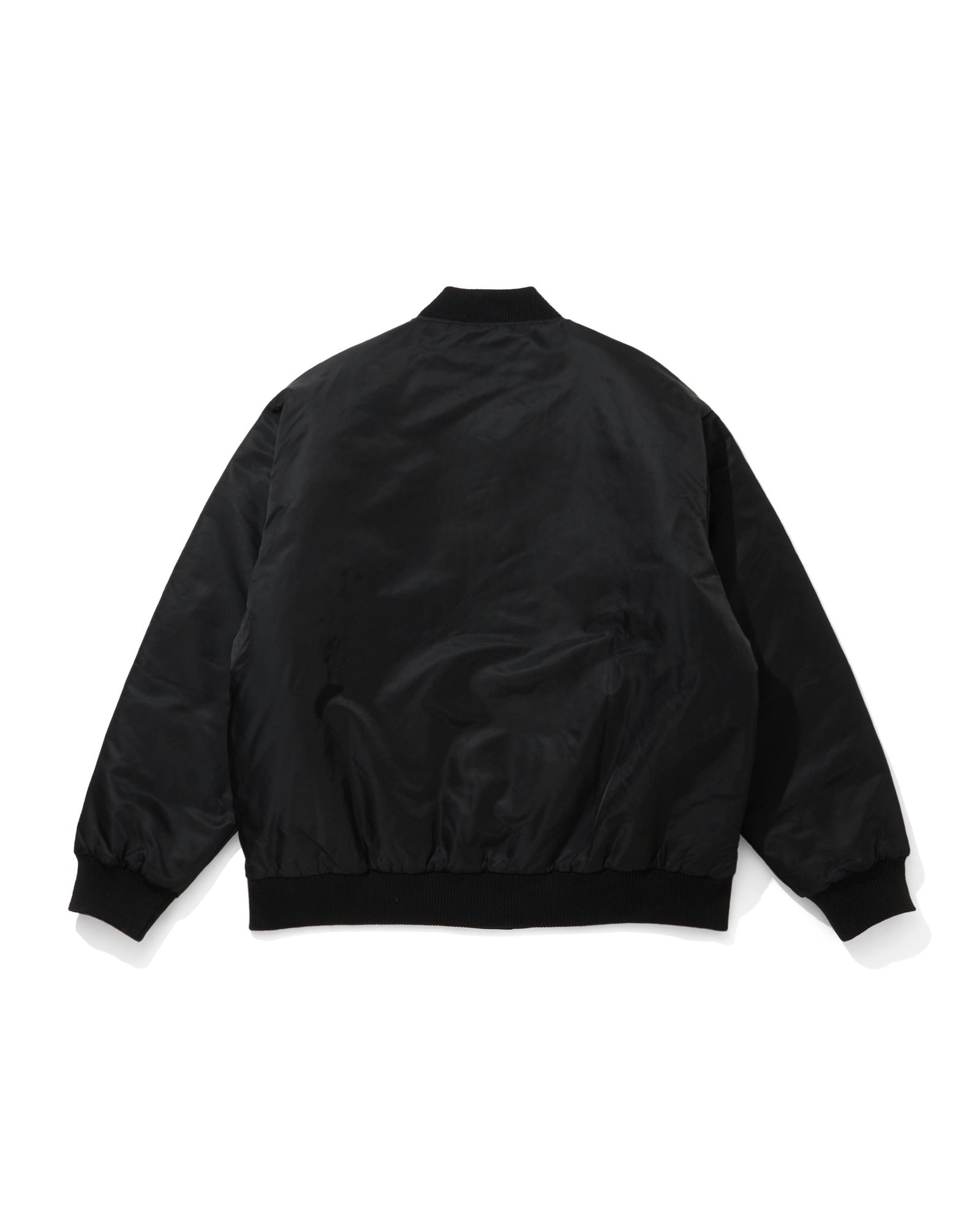 Nylon Varsity Jacket (BLACK) / オリジナル ナイロン スタジャン