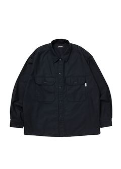 R9 M.I.L SHIRT (NAVY) / ミリタリー シャツ