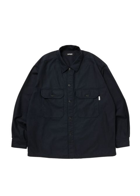 R9 M.I.L SHIRT (NAVY) / ミリタリー シャツ