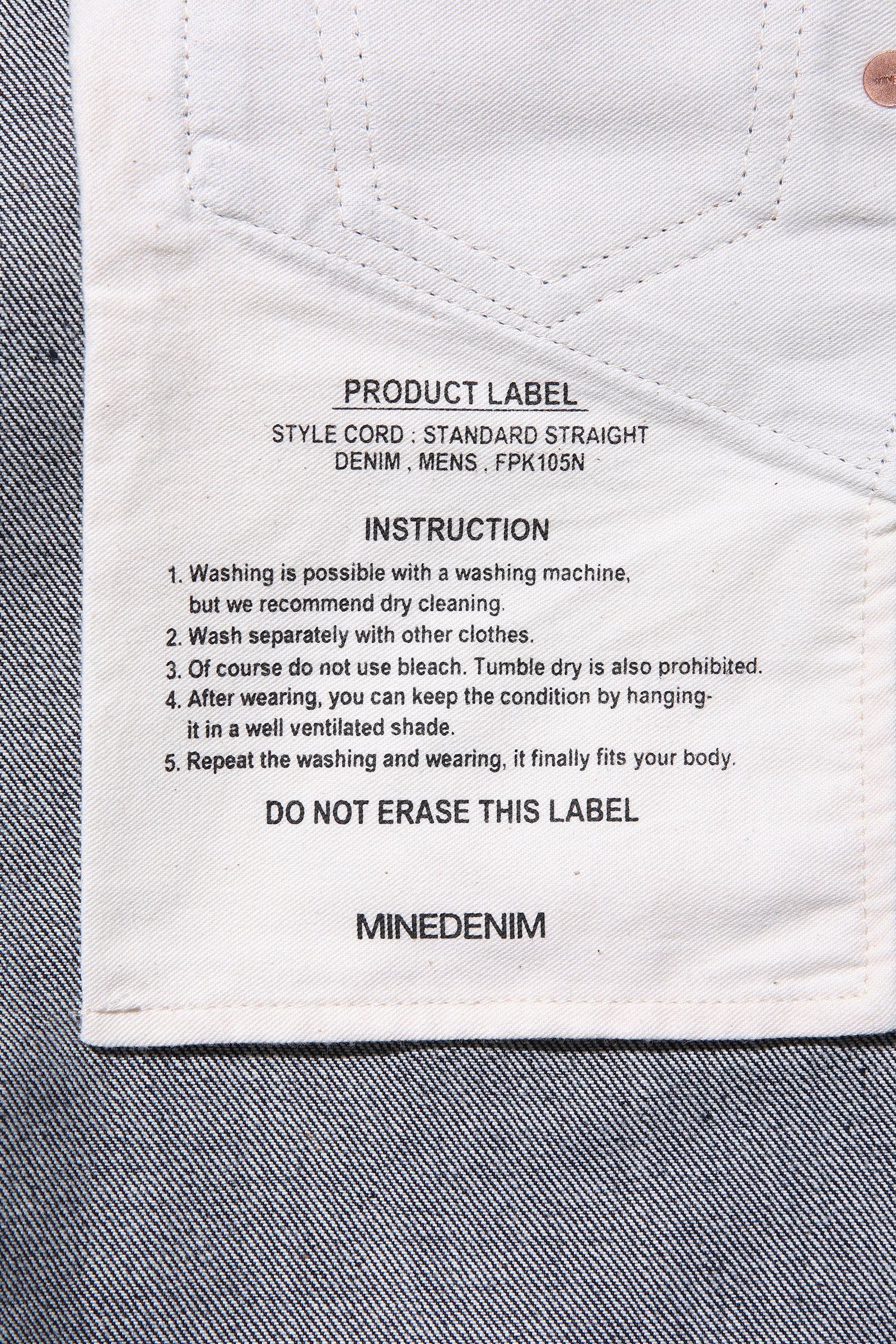 MINEDENIM - Standard Straight 5pocket (RGD) / スタンダード