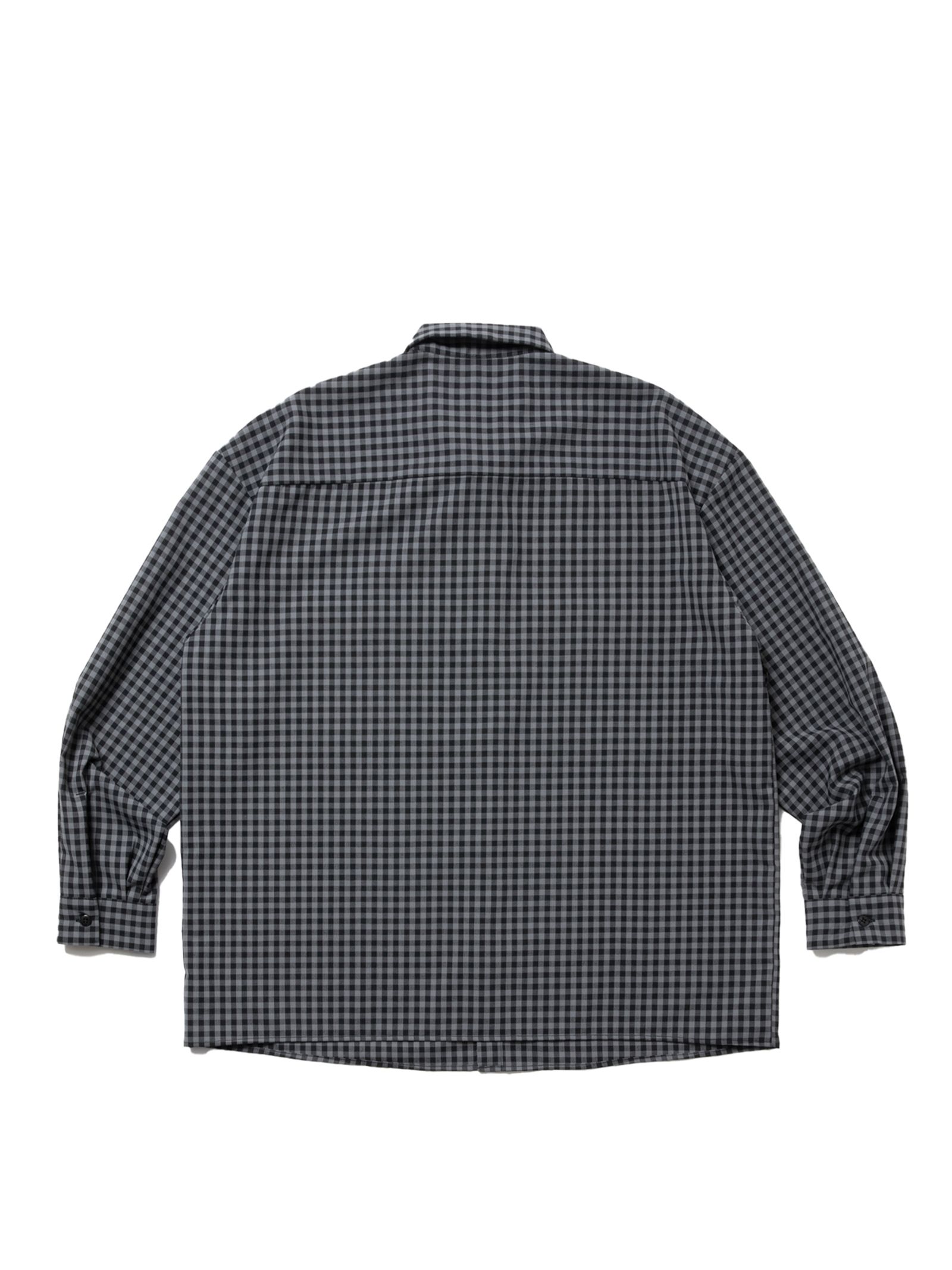 COOTIE PRODUCTIONS - T/W Work L/S Shirt (GINGHAM CHECK