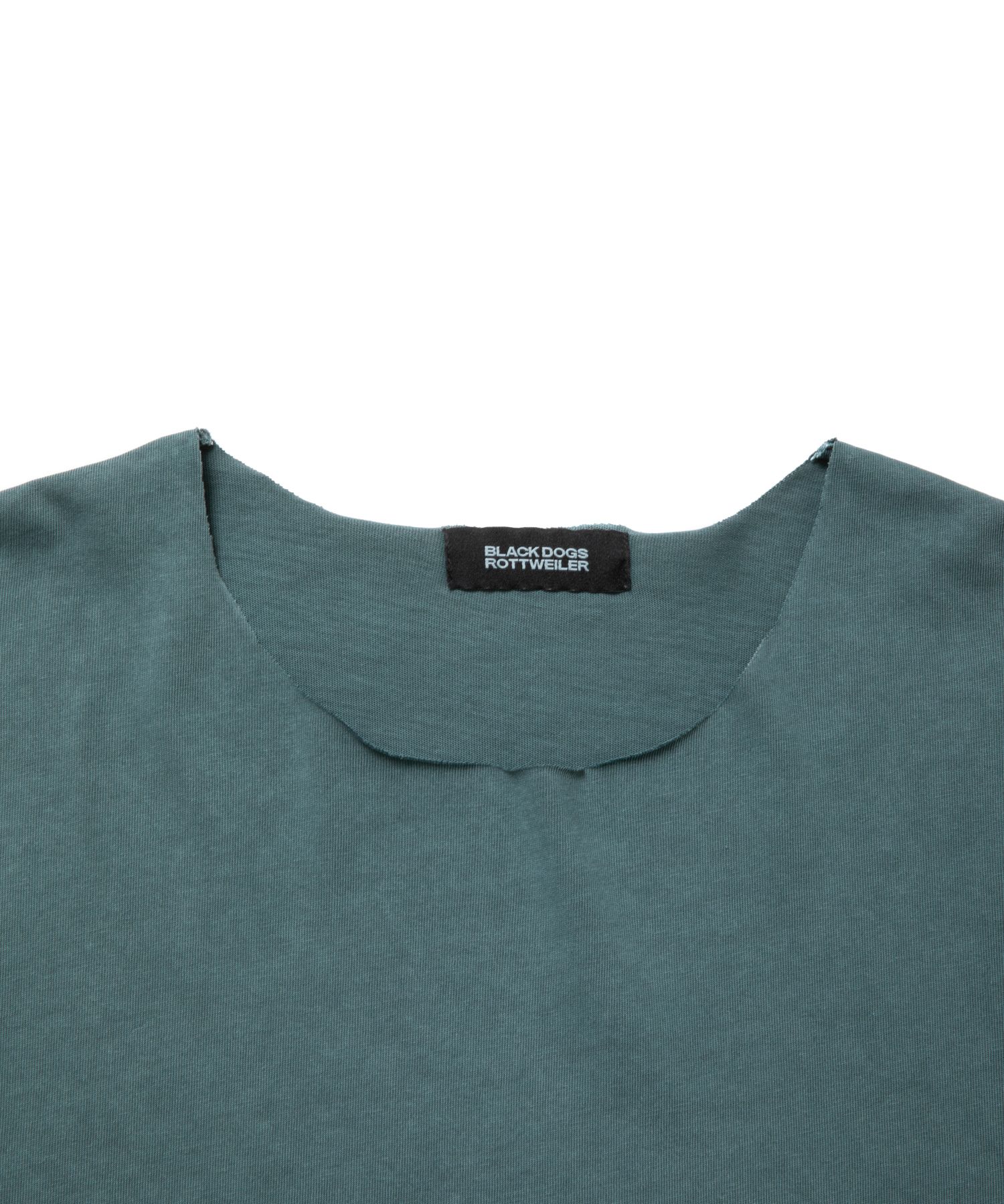 PIGMENT CUT OFF TEE (GREEN) /  オリジナル カットオフ Tシャツ