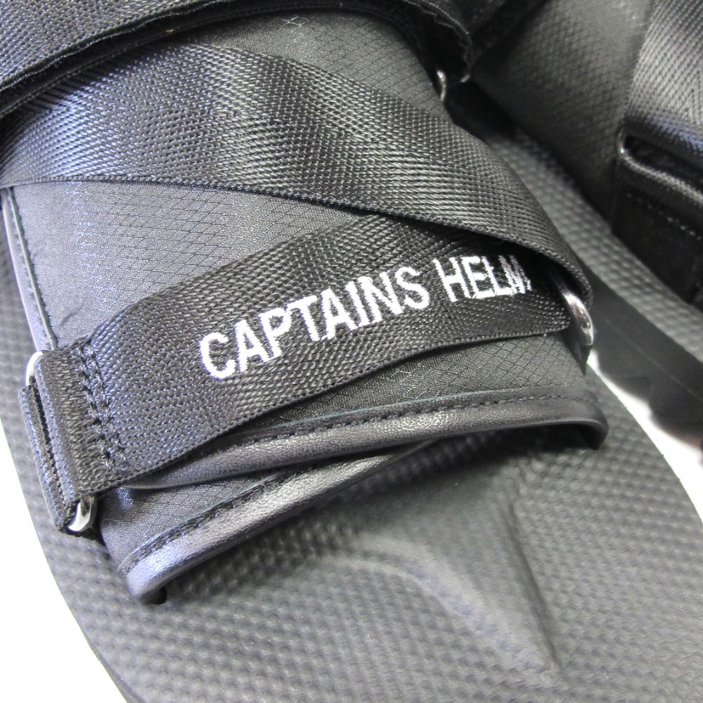 CAPTAINS HELM - × BROTHER BRIDGE SHARK SOLE W-P SANDAL (BLACK