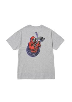 ×MASSES T-SHIRT SAW (GRAY) / マシス コラボレーション プリントT