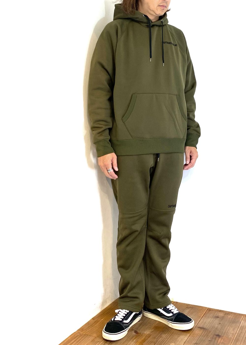 PLEASURE SEEKERS TECH PANTS (OLIVE) / セットアップ テック パンツ / セットアップ可能