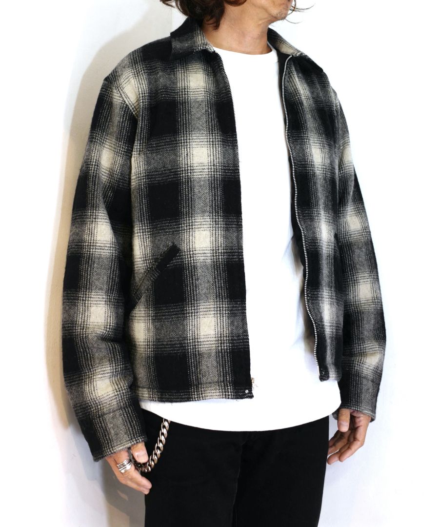 MINEDENIM - Ombre Check Flannel Quiltiner Sports JKT (BLT