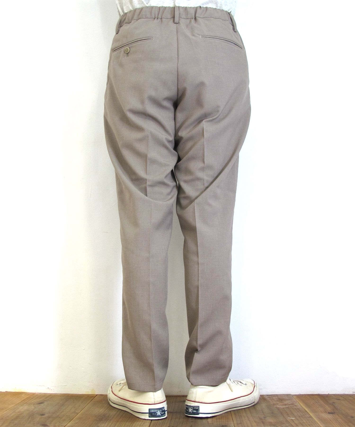 ROTTWEILER - BLACK DOG SLACKS (BEIGE) / スリムスラックス