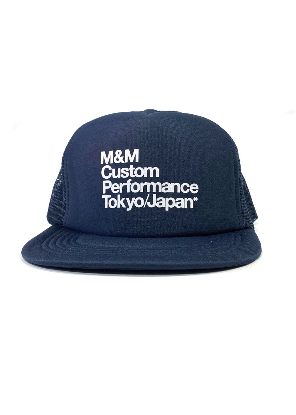 M&M CUSTOM PERFORMANCE - PRINT MESH CAP (NAVY) / プリント メッシュ