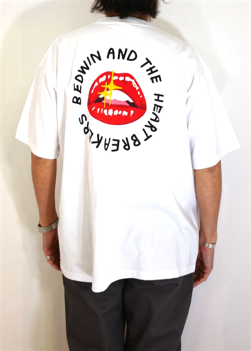 BEDWIN & THE HEARTBREAKERS - J.ANDRE Ex.S/S PRINTED TEE 