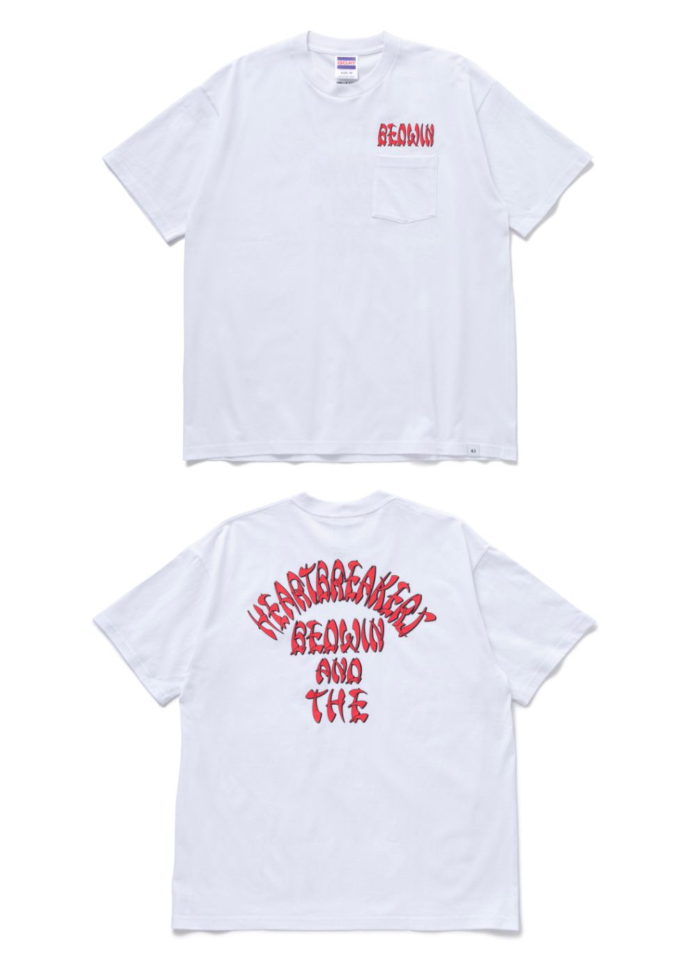 BEDWIN & THE HEARTBREAKERS 新作販売告知 / プリントカラーが映えるTシャツ&美麗シルエットの9分丈デニム。
