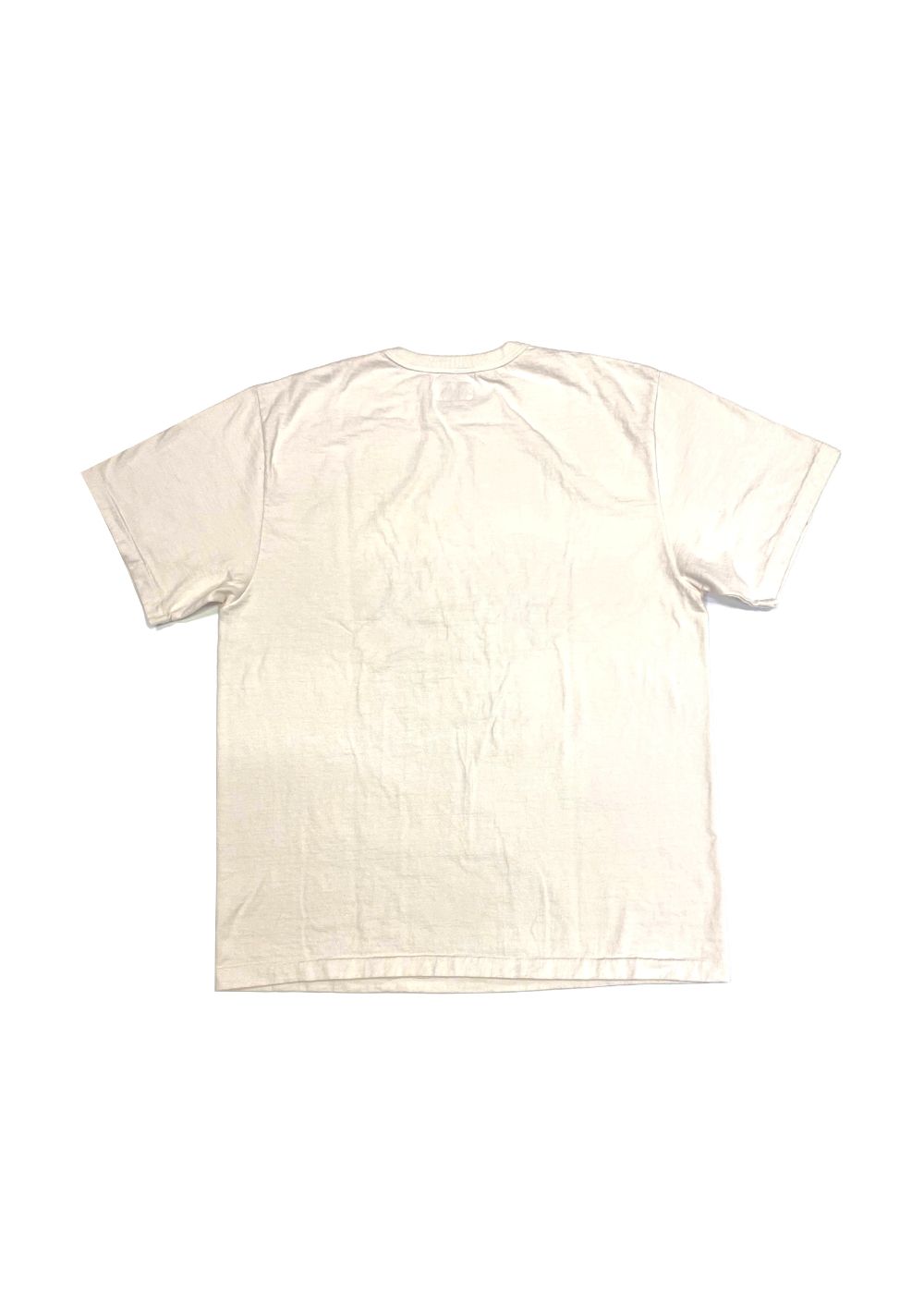 GARMENT DYE SNAKE LOGO TEE ＜BARTHDAY WORKS DESIGN＞ (WHITE) / ×バースデイワークス コラボ Tシャツ