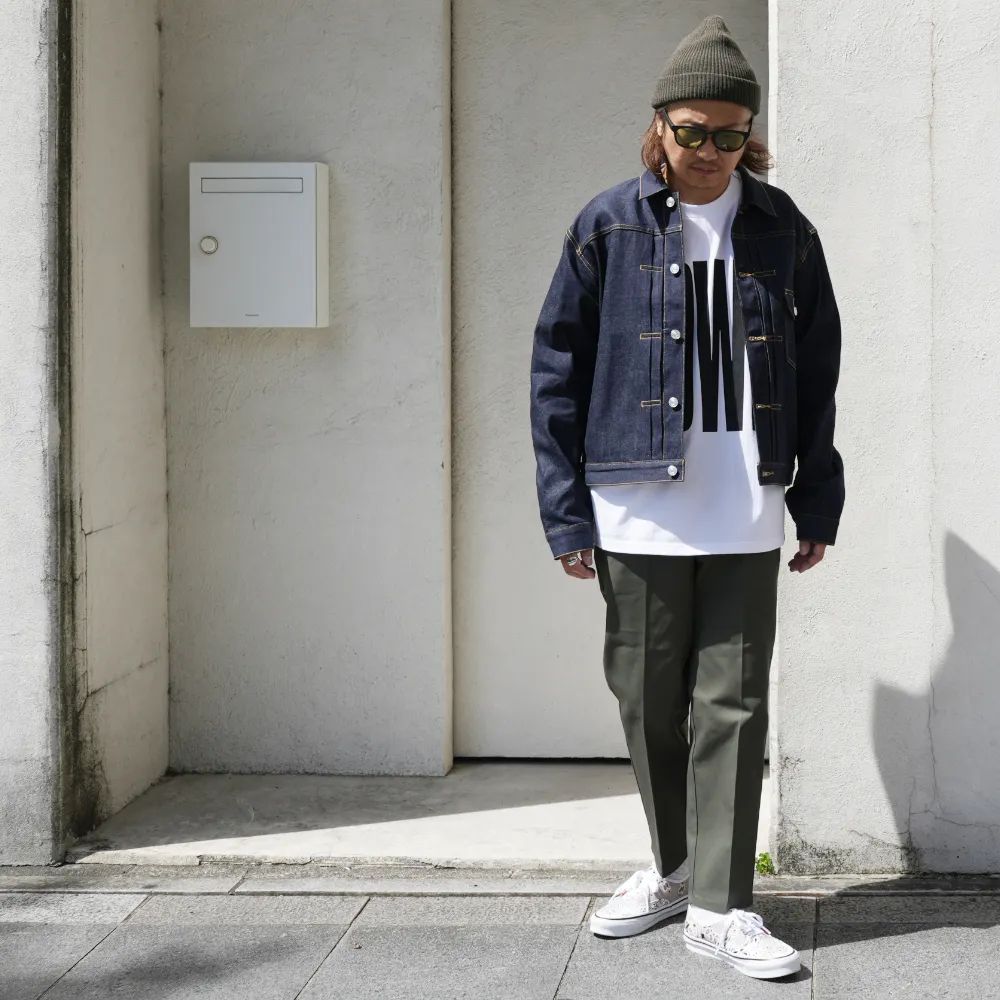 【ラスト1点】DICKIES 10L TC PANTS "THUNDERS" (OLIVE) / ディッキーズ コラボ チノパンツ