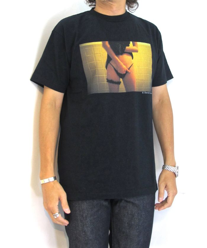 Stie-lo×Davide Sorrenti Unknown Nude T-SH (BLACK) / ×ダヴィデ・ソレンティ×スティーロ コラボフォトT