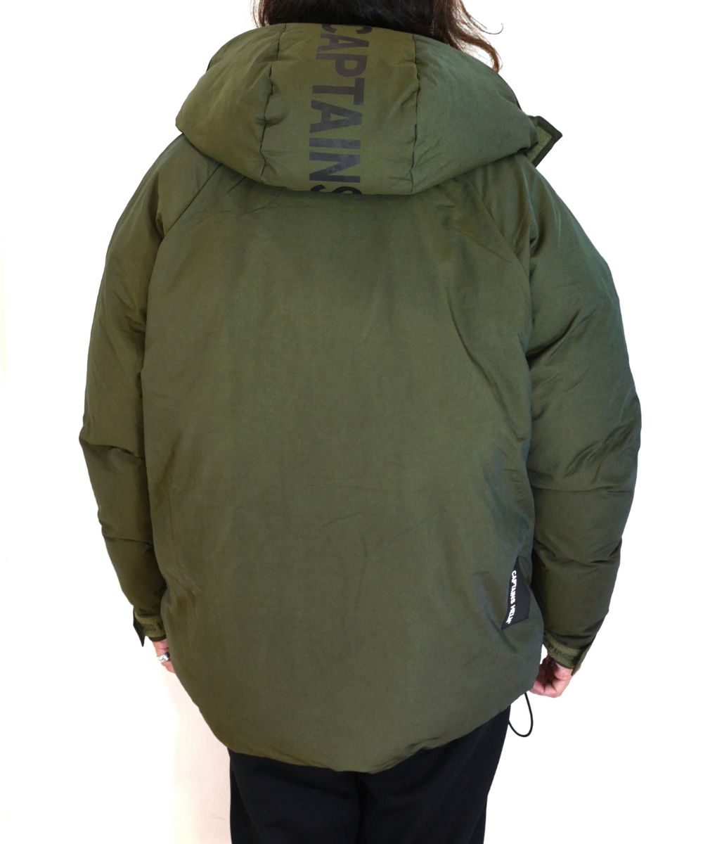 CAPTAINS HELM - DETACHABLE HOOD PADDED JKT (OLIVE DRAB) / ハイ