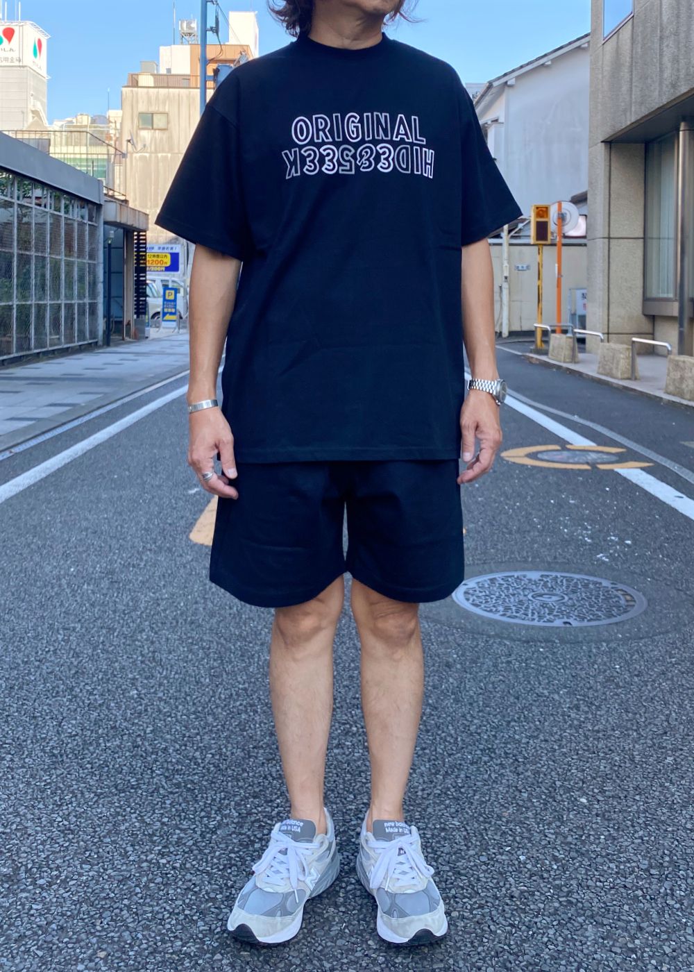 Original S/S Tee (BLACK) / 西浦徹 コラボ Tシャツ