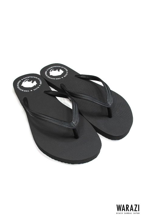 BEACH SANDAL Collaboration with WARAZI (BLACK) / ワラジ コラボビーチサンダル