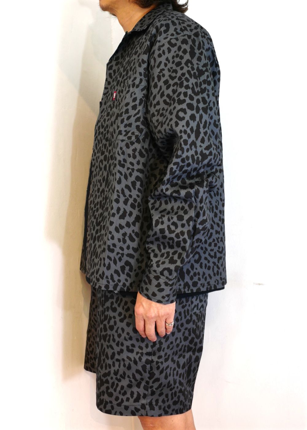 Panther L/S Shirt (BLACK) / オリジナル パンサー オープンカラー シャツ