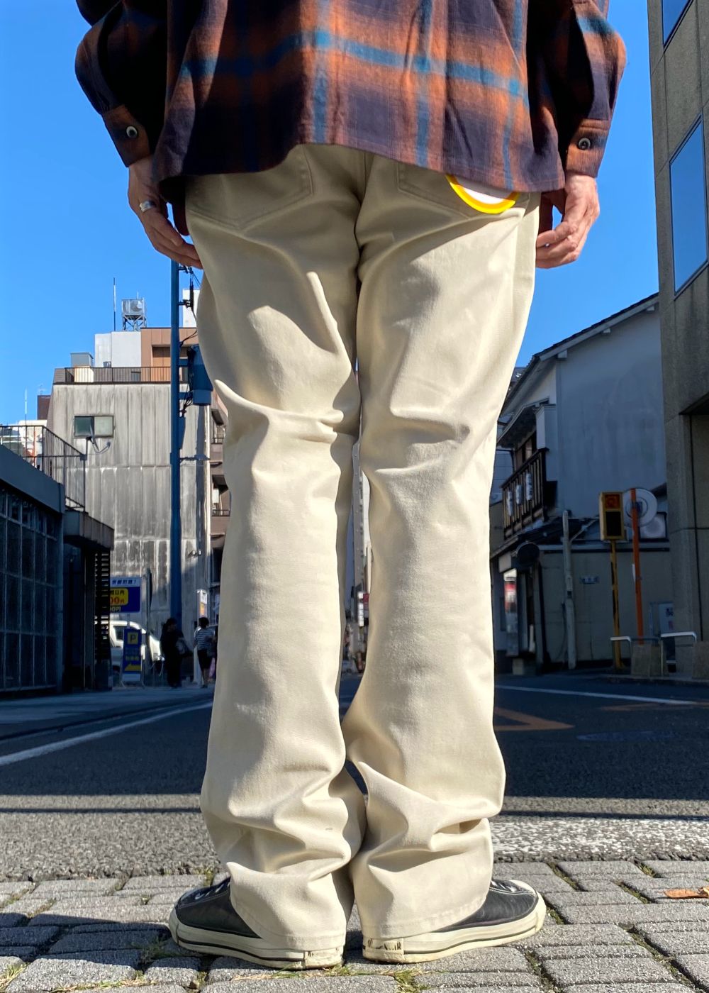 【Dickies×GDC】5 Pocket Pants (OFF WHITE) / ディッキーズ コラボ パンツ