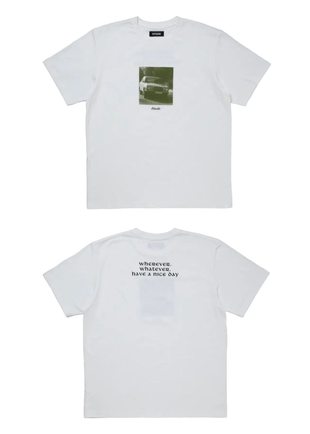 R9 PHOTO TEE (WHITE) /  オリジナル フォトプリント Tシャツ